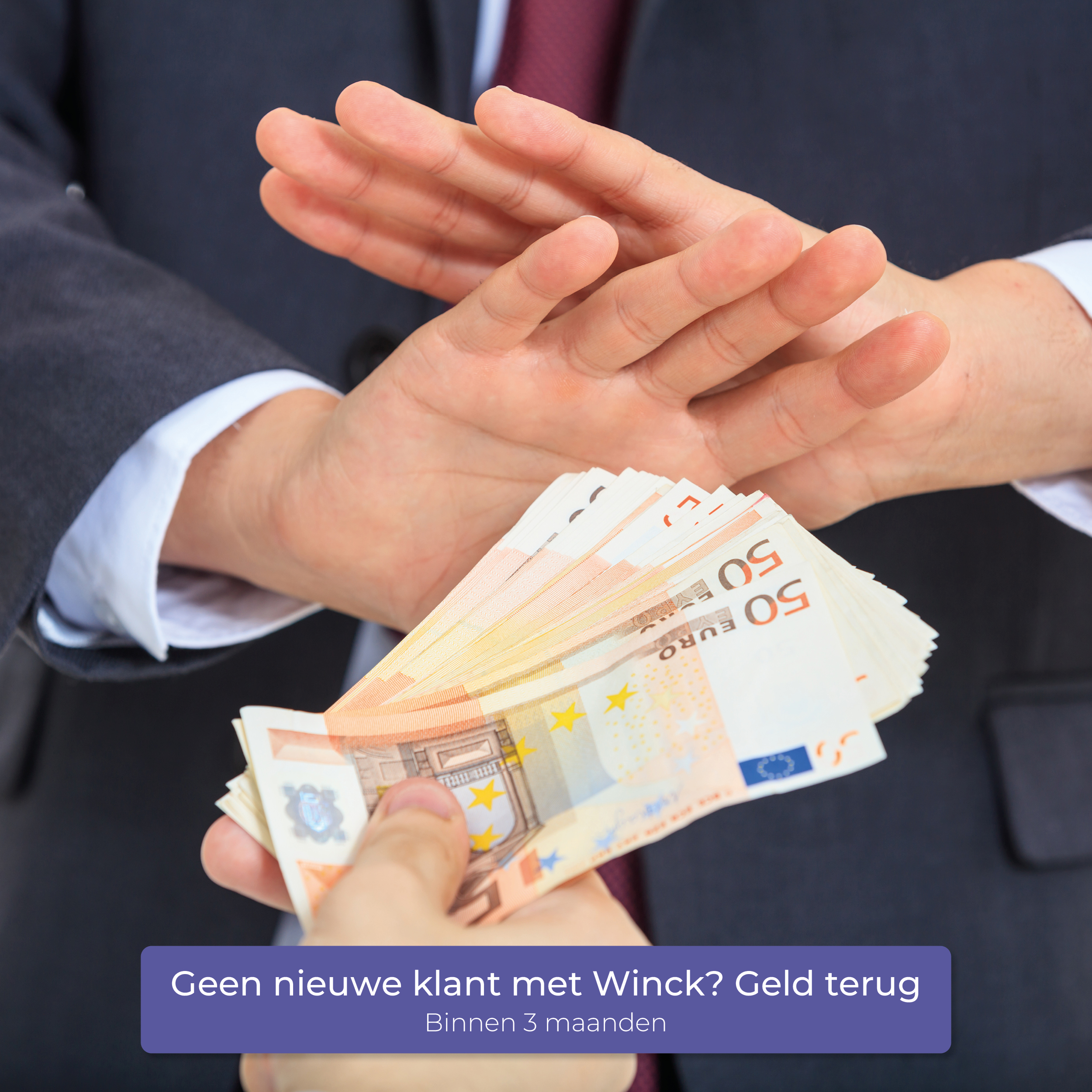 Niet goed, geld terug